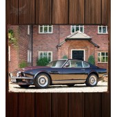 Металлическая табличка Aston Martin V8 Vantage UK-spec